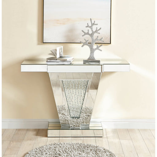 Rectangle Crystal Console Table
