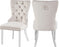 Andrea Velvet Tufted Dining Chair With Stainless Steel Legs