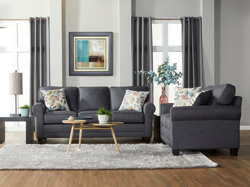 Jitterbug Gray 2 Piece Living Room Set