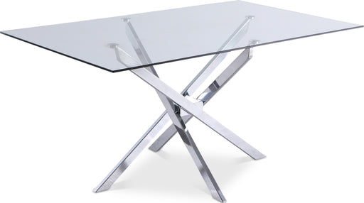 Rectangular Silver Dining Table