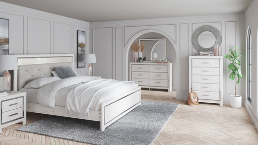 Altyra White 4 Piece Queen Bedroom Set