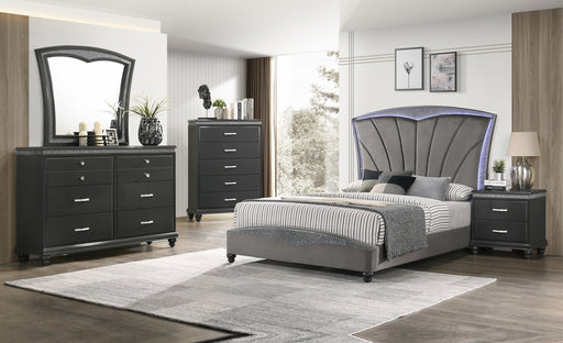 Frampton Gray 5 Piece Queen Bedroom Set