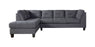 Jitterbug Gray Left Facing Sectional