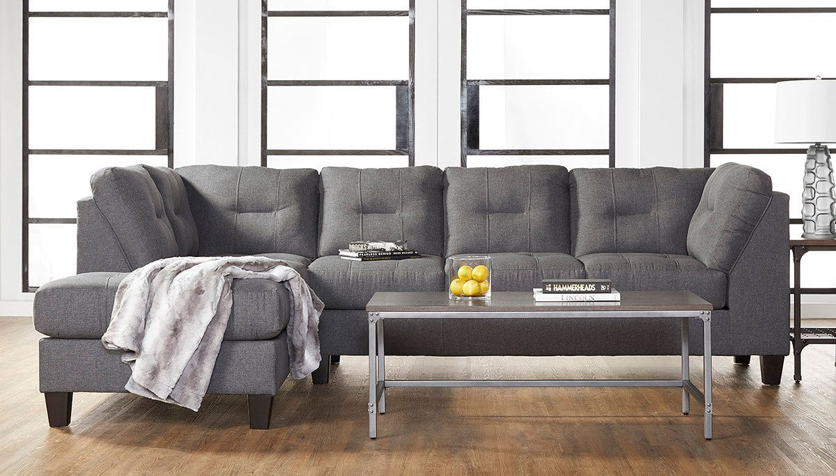 Jitterbug Gray Left Facing Sectional