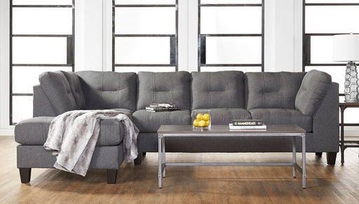 Jitterbug Gray Left Facing Sectional
