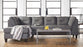 Jitterbug Gray Left Facing Sectional