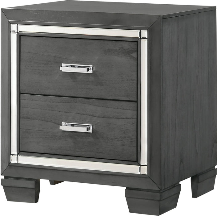 Titanium Gray 5 Piece Queen Bedroom Set