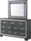 Titanium Gray 5 Piece Queen Bedroom Set