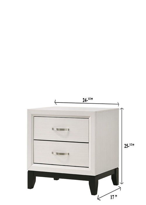 Akerson White 5 Piece Queen Bedroom Set