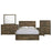 Bailey Brown 5 Piece Queen Bedroom Set