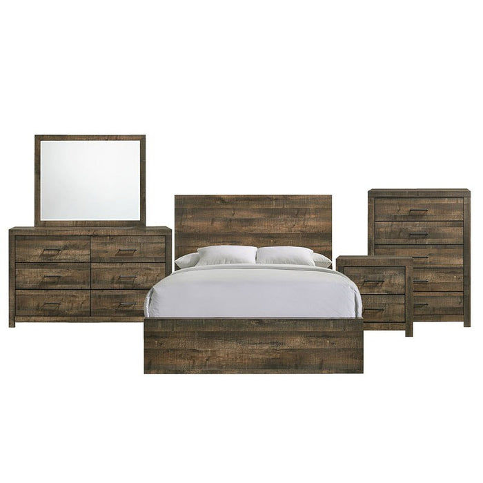 Bailey Brown 5 Piece Queen Bedroom Set