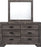 Nathan Gray Oak Finish 5 Piece Queen Bedroom Set