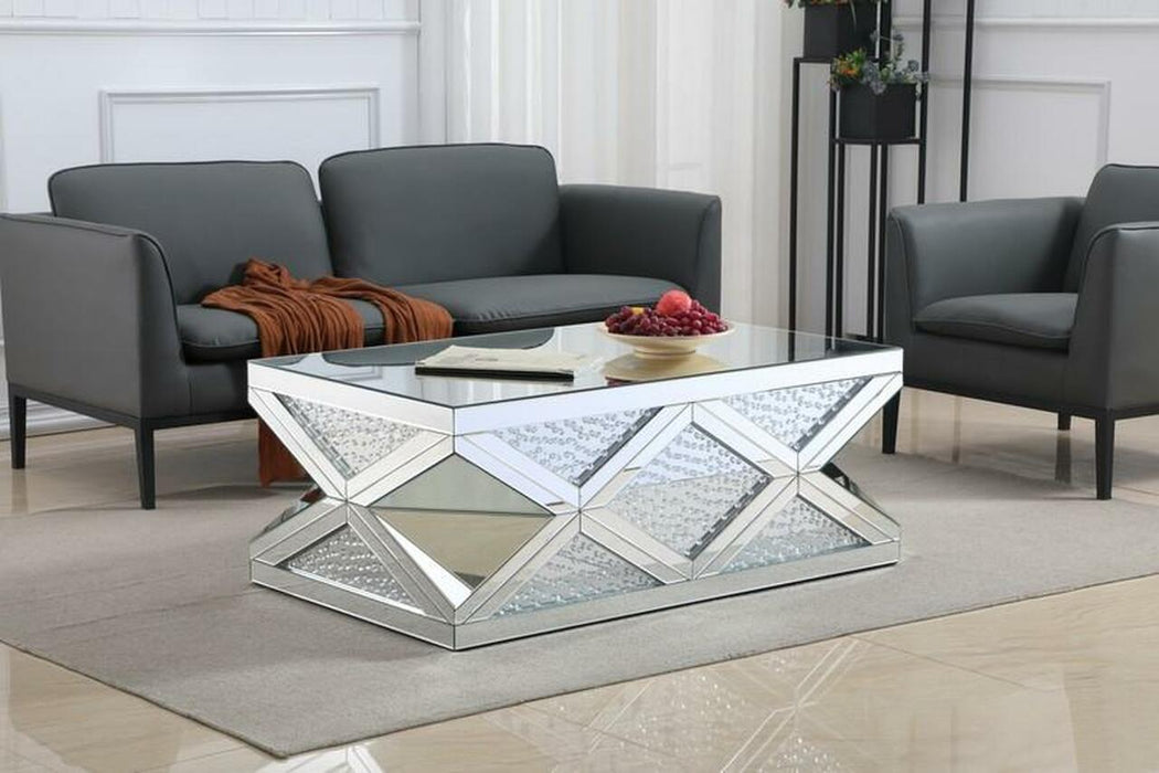 Rectangle Crystal Coffee Table