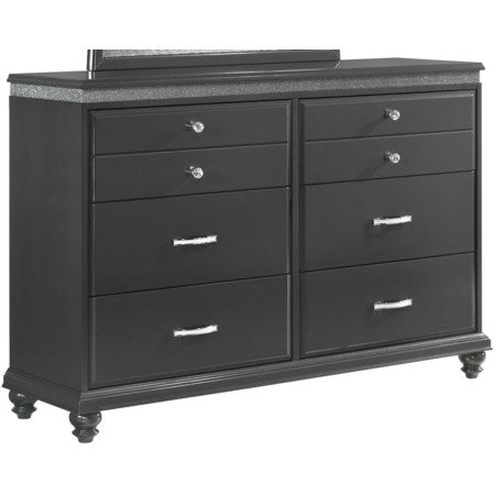 Frampton Gray 5 Piece Queen Bedroom Set