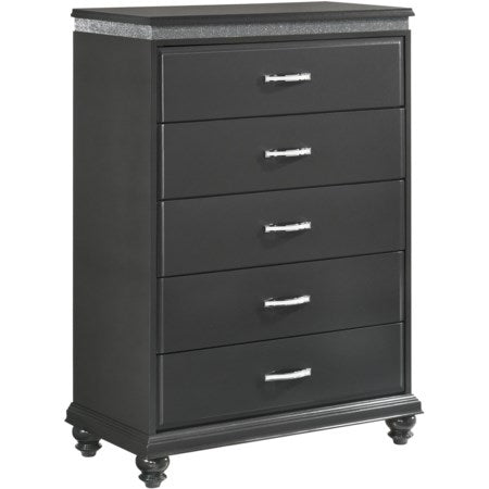 Frampton Gray 5 Piece Queen Bedroom Set