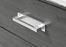 Titanium Gray 5 Piece Queen Bedroom Set