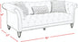 Twain Broadway Navy Sofa